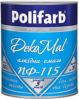 Емаль Polifrarb ПФ-115 DekoMal 0.9 кг Бежева