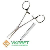 Затискач Кохер одно двозубий прямий № 2 Ochsner-Kocher