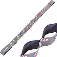 Ленточный эспандер (эластичная лента) Record Sport Elastiband My Fit 6344 Grey-Pink