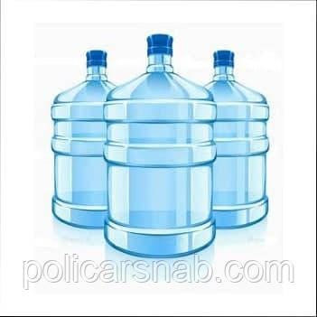 Бутель для води 18,9 літрів полікарбонатний без ручки Бутель для води 18,9 літрів полікарбонатний без ручки