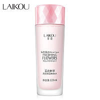 Тонер для лица с экстрактами цветов Laikou Soft Rich Skin Care Flashing Flowers Moisturizing Astringent, 125мл