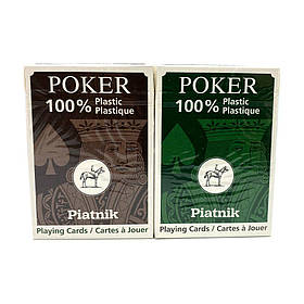 Покерні карти Piatnik Poker 100% Plastic