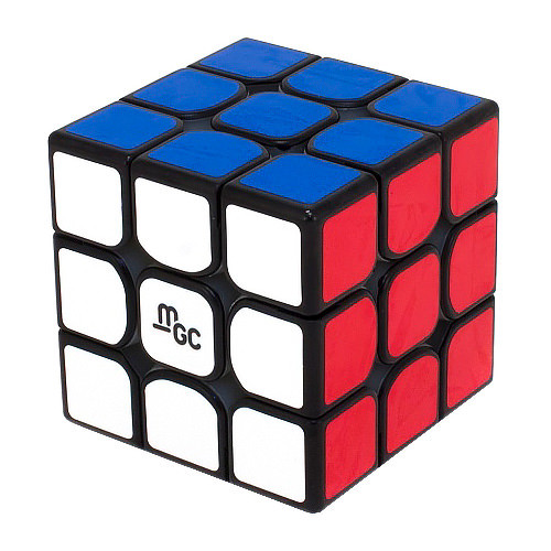 Кубик Рубіка 3x3 MoYu MGC Магнітний Чорний