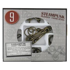 Набір металевих головоломок Steampunk Grey set