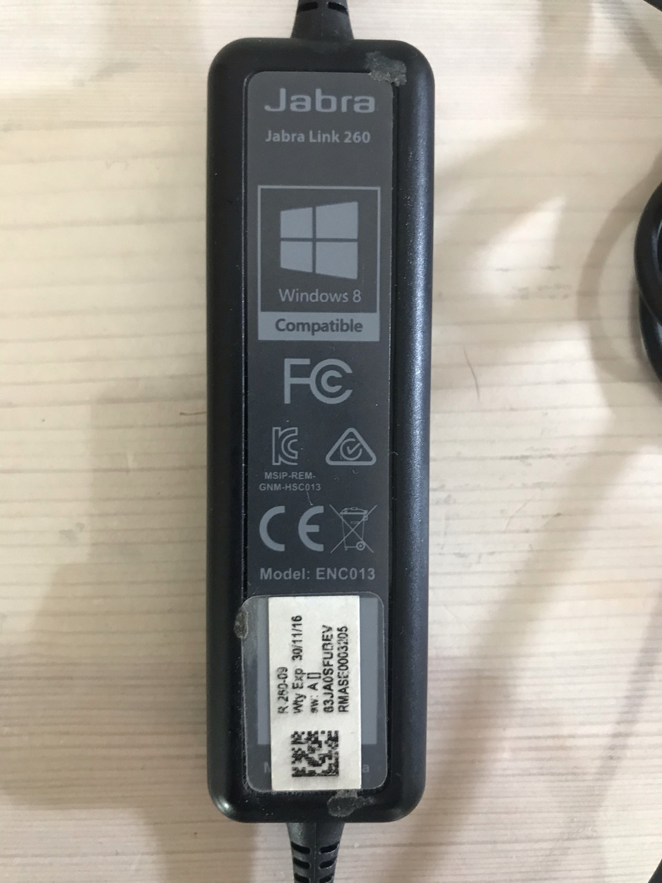 Jabra biz 1500 mono jabra link 260