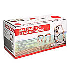 Роликовий масажер для шиї та плечей з підігрівом, Massager of Neck Kneading / Універсальний масажер для тіла, фото 10