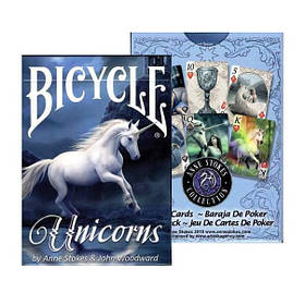 Покерні карти Bicycle Unicorns (Anne Stokes)