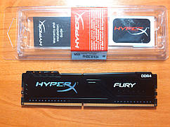 HyperX DDR4 4GB 2666MHz PC4-21300 Fury Black Гарантія!