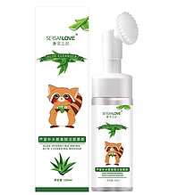 Пінка-мус для вмивання SERSANLOVE Aloe Amino Acid Cleanser Mousse з екстрактом алое 150 мл