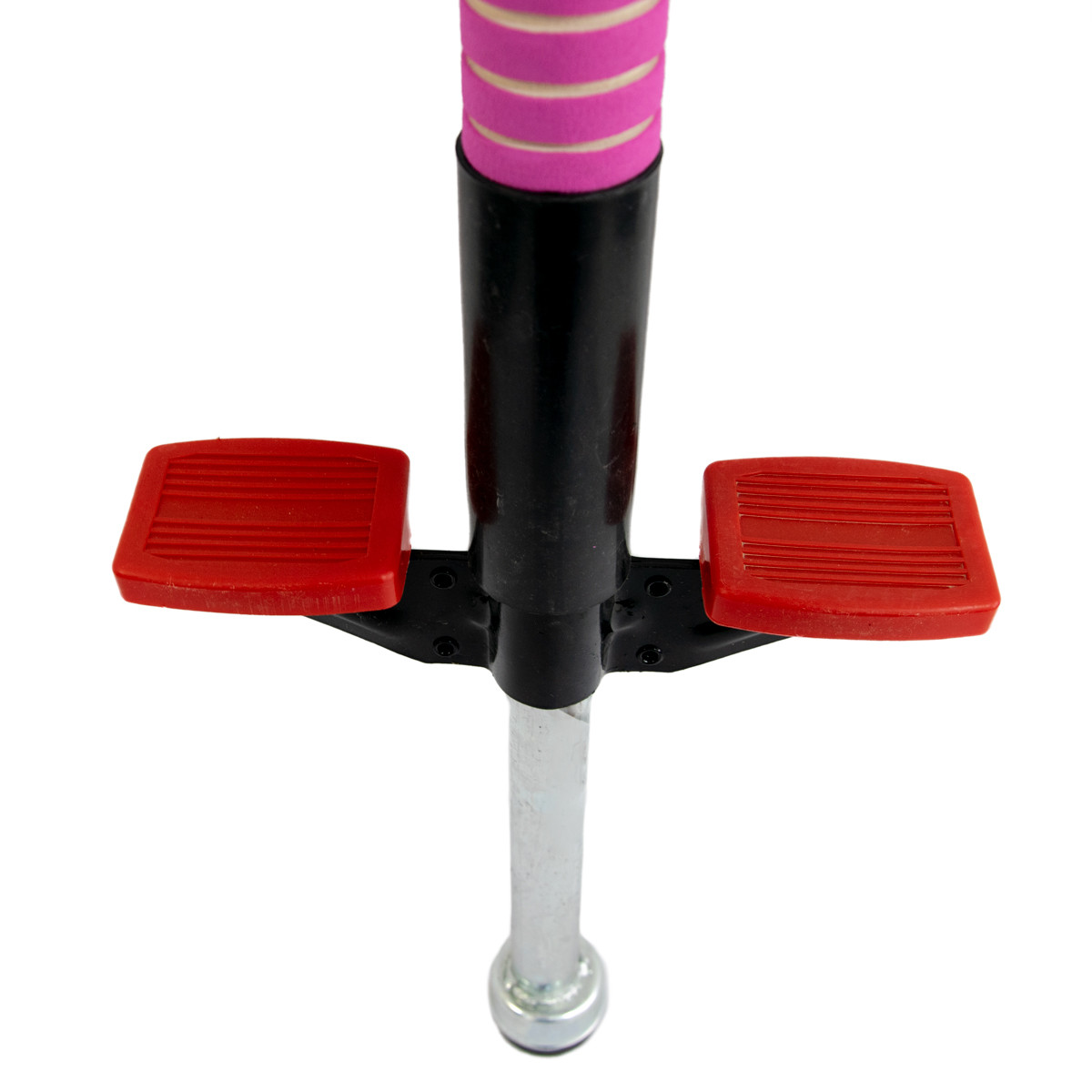 Детский джампер пого стик Черно-розовый, детская прыгалка кузнечик Pogo Stick 91 см, пого палка (NS) - фото 3 - id-p1425715122