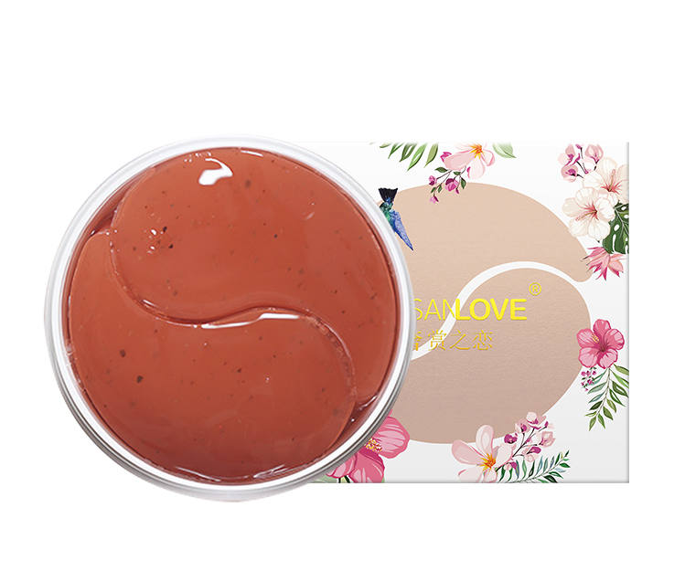 Гідрогелеві патчі під очі SERSANLOVE Roselle Gel Eye Mask з квітами гибискуса 60 шт