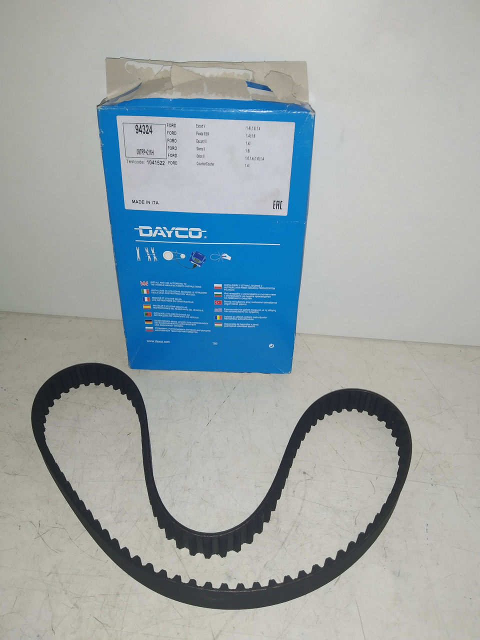 Dayco Ремень ГРМ ZAZ FORZA 1.5 16V, FORD ESCORT 1.4/1.6 CVH/CHERY AMULET