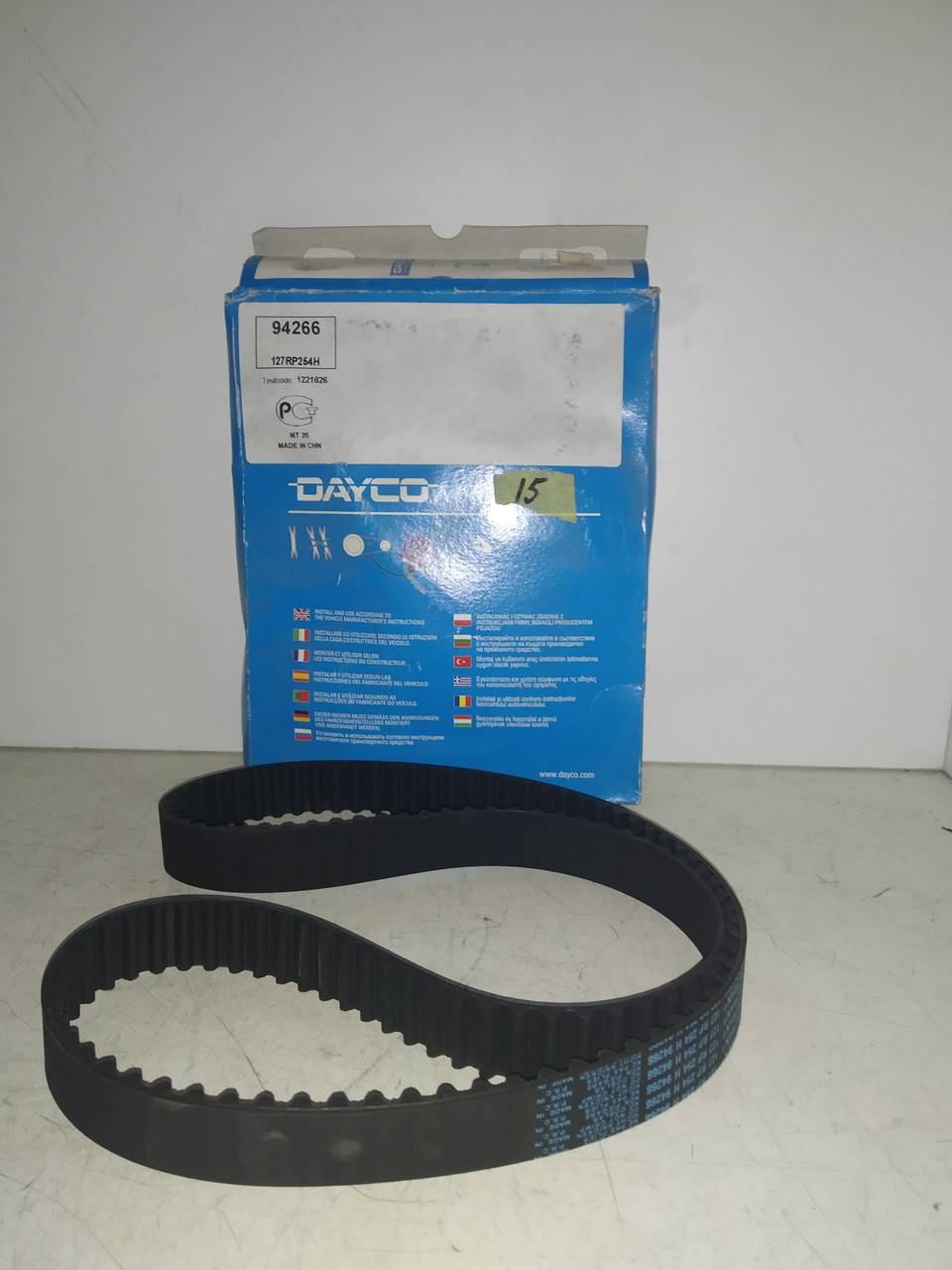 Dayco Ремінь ГРМ CHEVROLET AVEO 1.4, 1.6, LACETTI, NUBIRA 1.6/04-, DAEWOO LANOS 1.6/97-