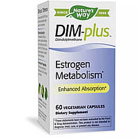 Nature's Way, DIM-plus, метаболизм эстрогенов, 60 вегетарианских капсул