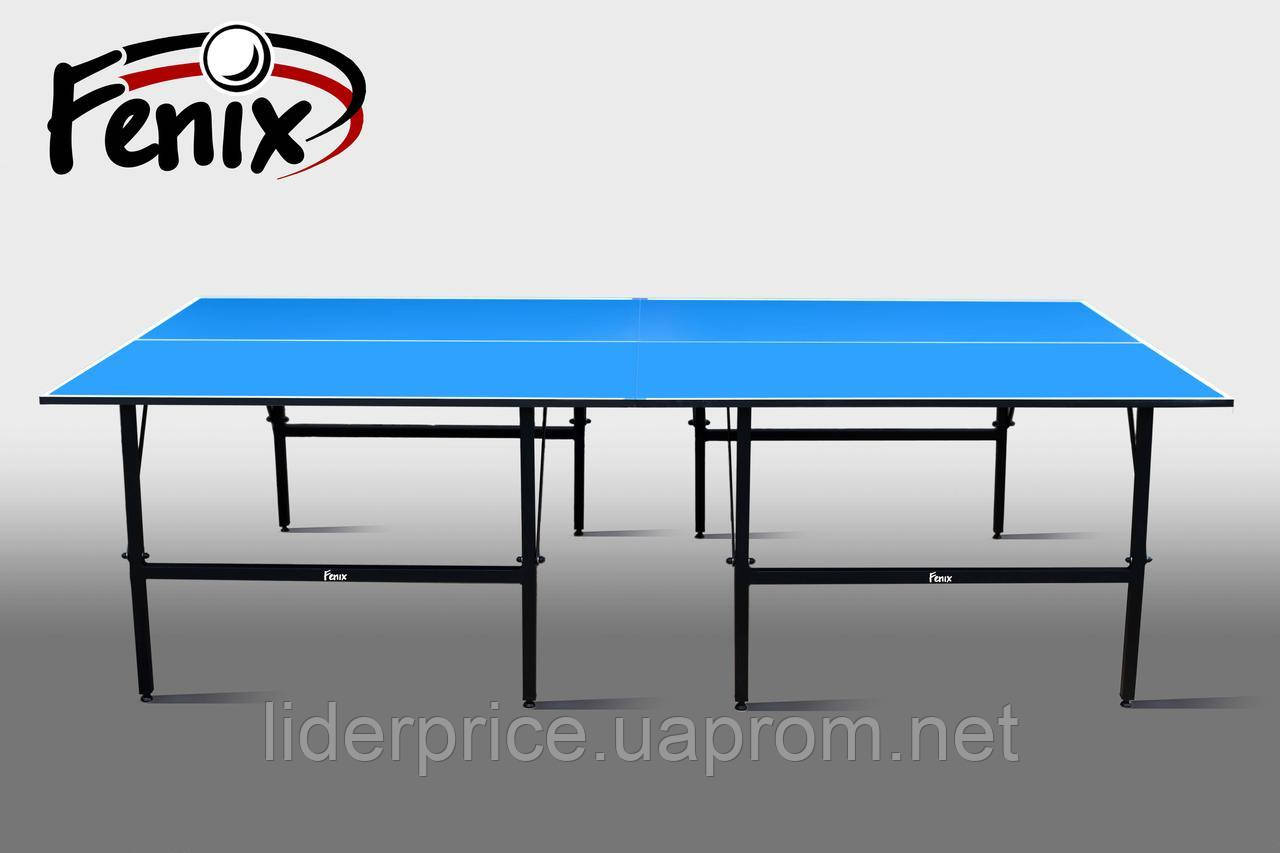 Тенісний стіл для приміщень «Фенекс» Basic M16 синій, зелений