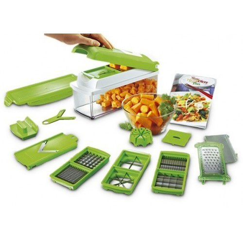 Овощерезка Nicer Dicer Plus Найсер Дайсер Плюс шинковка, тёрка измельчитель - фото 5 - id-p1425776679