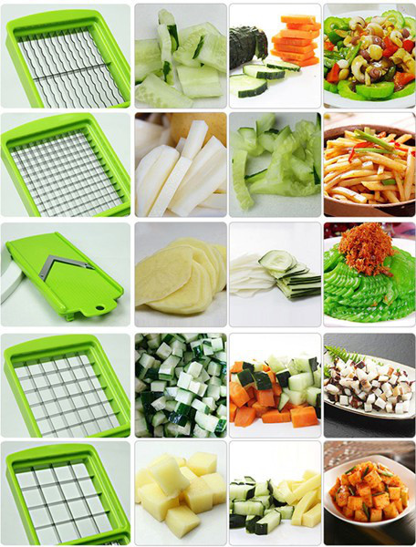 Овощерезка Nicer Dicer Plus Найсер Дайсер Плюс шинковка, тёрка измельчитель - фото 8 - id-p1425776679