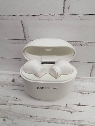 Бездротові Bluetooth-навушники Borofone BE49 Serenity TWS White Білий, фото 3