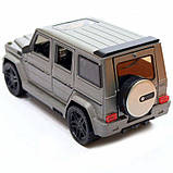 Металева машинка Mercedes-benz G65 "Гелендваген (Гелік) АВТОПТОМ" 1:24 світлом і звуком 7688MS, фото 6