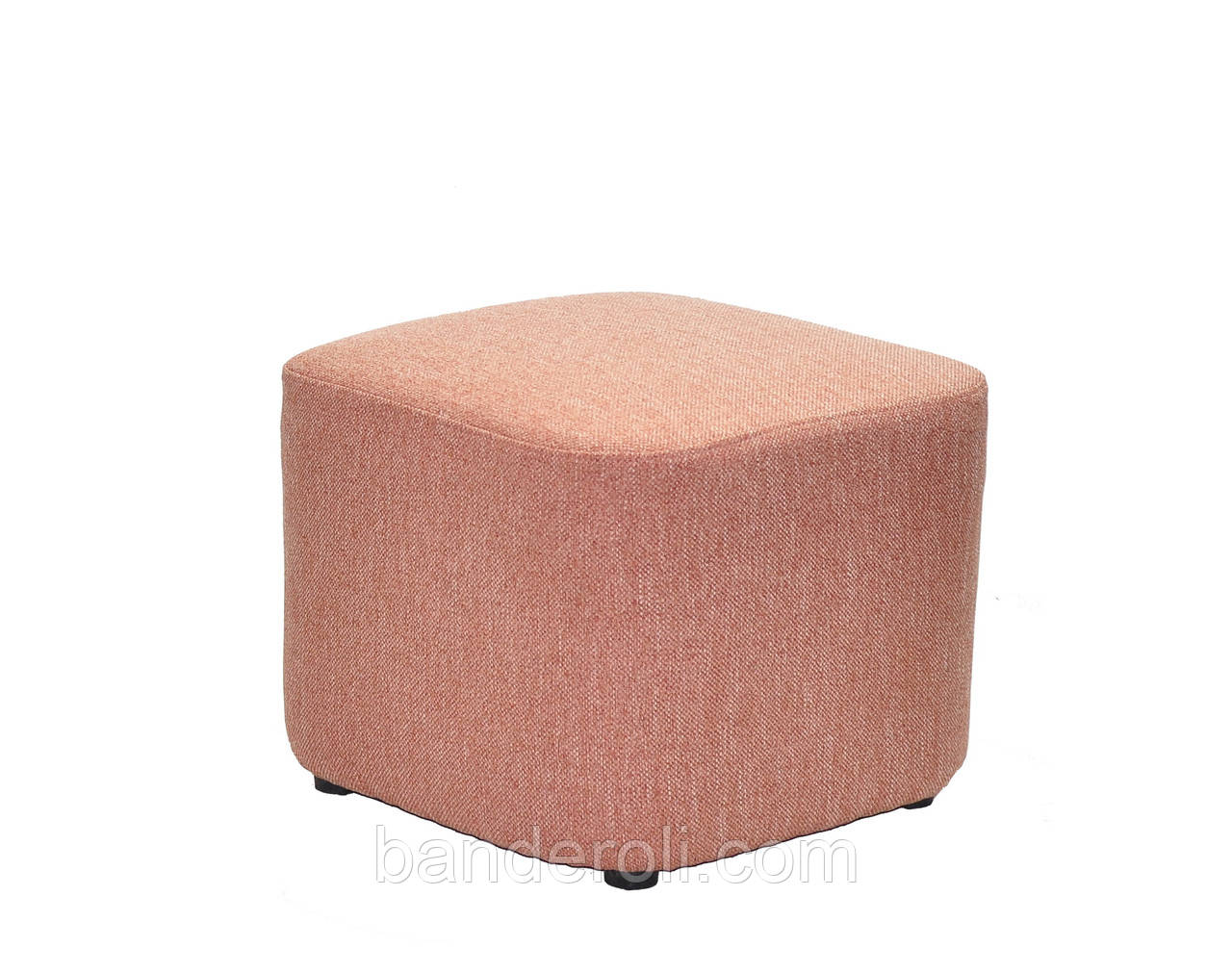 Пуф Elin рожевий м'який 540 x 540 x 400H, фото 1