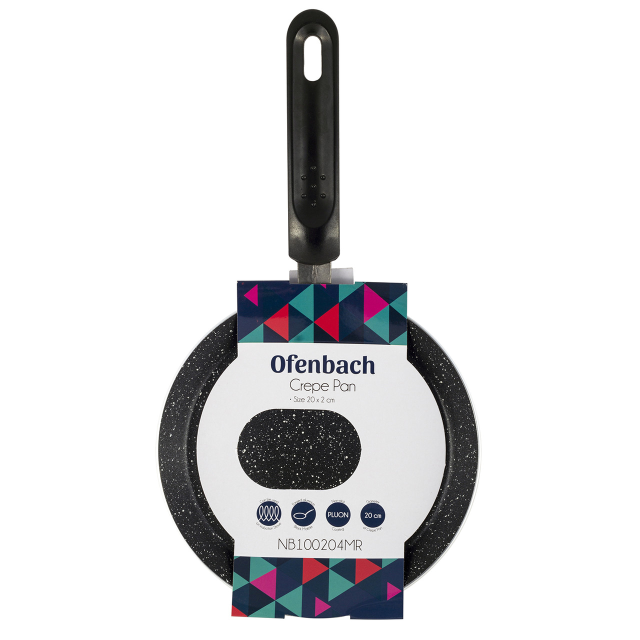 Сковорода млинна Ofenbach 20см з мармуровим покриттям для індукції і газу KM-10(1)0204MR, фото 1