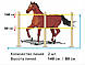 Електропастух Corral B170 для коней (Преміум комплект c композитними стовпчиками та стрічкою у дві лінії), фото 8