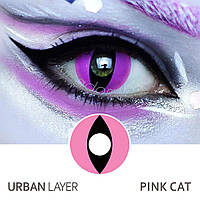 Кольорові контактні лінзи Urban Layer Pink Cat