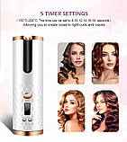 Бездротовий стайлер для завивання і вкладки волосся Ramindong Hair curler RD-060 ❖ Автобігуді White, фото 4