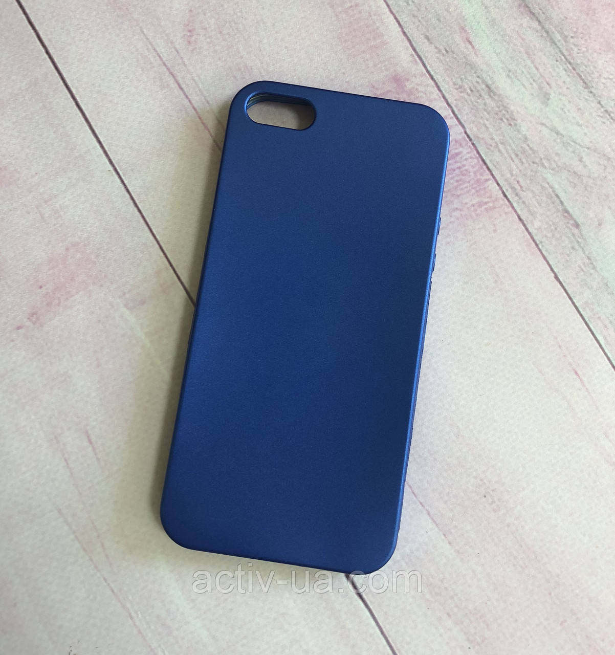 Чохол силіконовий Floveme для iPhone 5/5S/SE, синій
