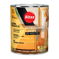 Лак быстросохнущий для древесины глянцевый Altax 2.5
