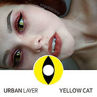 Кольорові контактні лінзи Urban Layer Yellow Cat