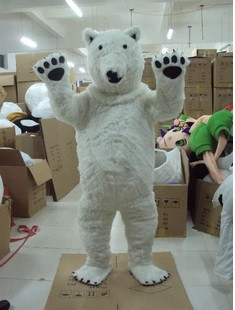 Белый медведь, ростовая кукла - фото 1 - id-p1425798819