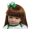Красива лялька реборн з довгим волоссям 60 см Дівчинка Ніка Силіконова колекційна лялька Reborn Doll, фото 5