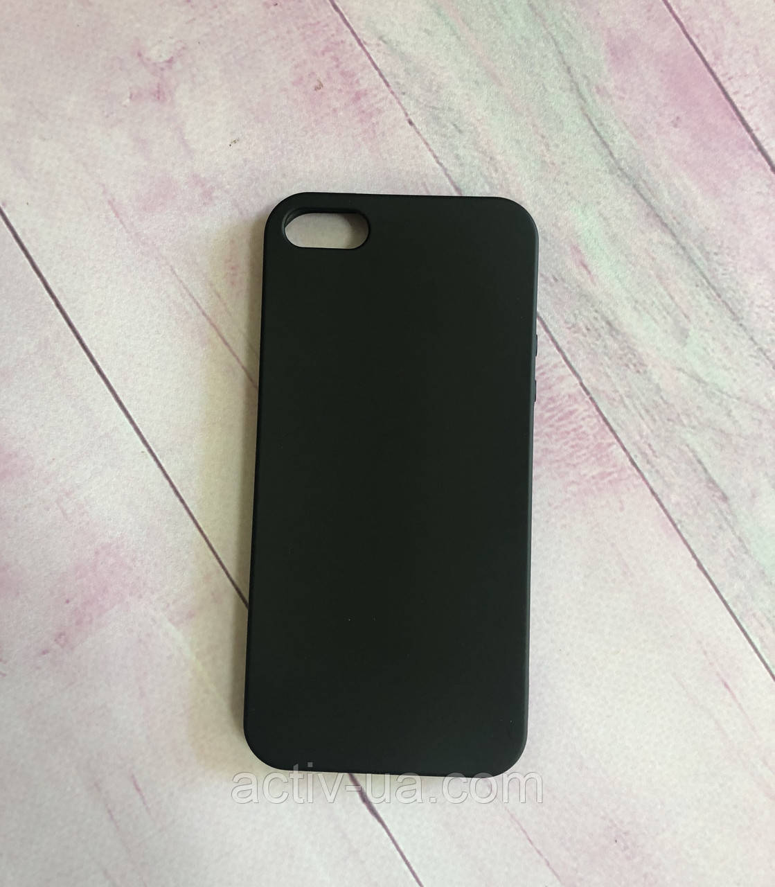 Чохол силіконовий Floveme для iPhone 5/5S/SE, чорний