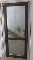 Пластиковая межкомнатная дверь 1010х2020мм REHAU Ecosol-Design 70, Ламинат. Тонировка.