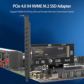 Adapter SSD M. 2 to PCI-e x4 NVMe, фото 3