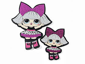 Нашивка Лялька ЛОЛ Diva/Дива 100х130 мм, фото 4