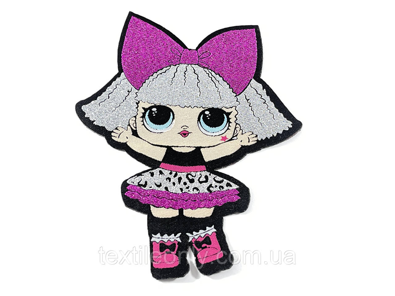 Нашивка Лялька ЛОЛ Diva/Дива 100х130 мм
