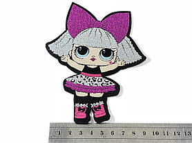 Нашивка Лялька ЛОЛ Diva/Дива 100х130 мм, фото 3
