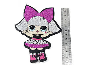 Нашивка Лялька ЛОЛ Diva/Дива 100х130 мм, фото 2