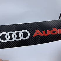 Карбонові наклейки для багажника AUDI (Ауді) 101 см, фото 5