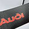 Карбонові наклейки для багажника AUDI (Ауді) 101 см, фото 7