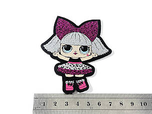 Нашивка Лялька ЛОЛ Diva/Діва 70х85 мм, фото 2