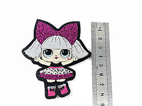 Нашивка Лялька ЛОЛ Diva/Діва 70х85 мм, фото 3
