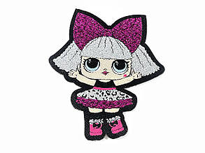 Нашивка Лялька ЛОЛ Diva/Діва 70х85 мм, фото 1