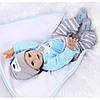 Силіконова лялька новонароджене немовля реборн хлопчик Гаррі 55 см Колекційна реалістична лялька пупс Reborn, фото 6