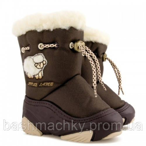 Чобітки (дутики) зимові Demar Little Lamb коричневі 20-29р.