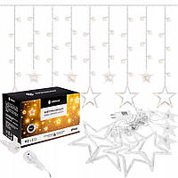 Гірлянда бахрома вулична (зовнішня) Springos 2 м 92 LED CL4010 Warm White