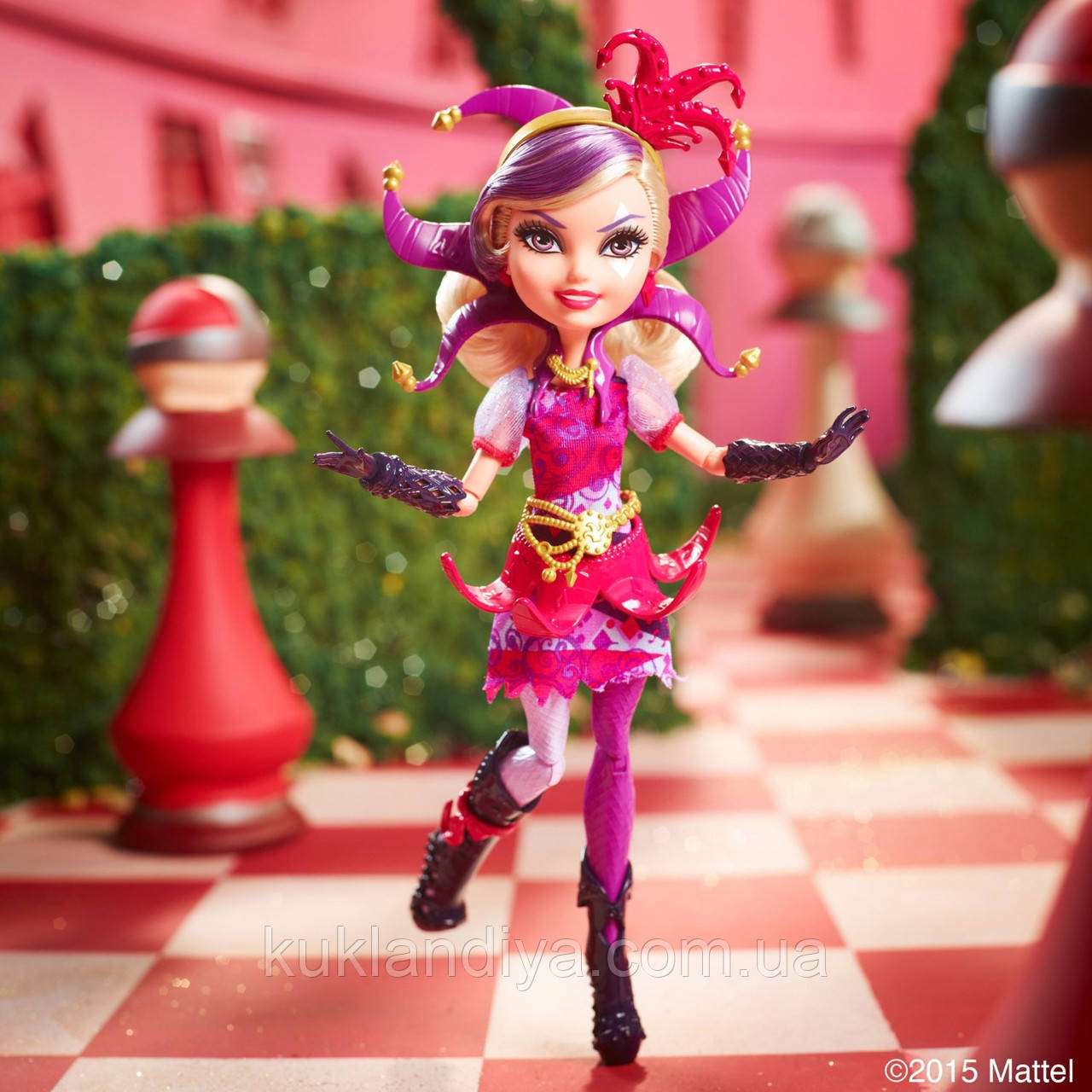 Кукла Ever After High Кортли Джестер - Way Too Wonderland Courtly Jester - фото 9 - id-p277920379