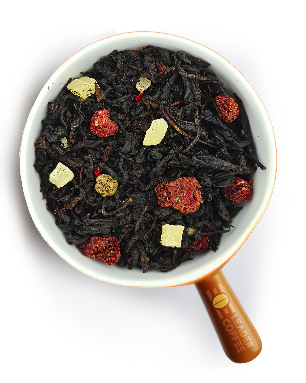 Чай чорний з ягодами малини "Малиновий йогурт", 1кг